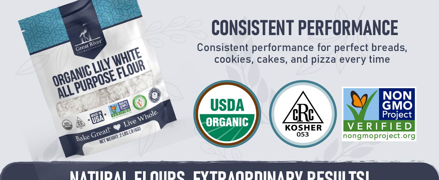 Consistent Performance Organic Flour