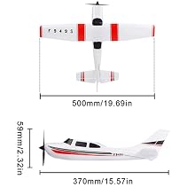 WLtoys F949S RC Airplane RC Plane Remote Control Airplane RC Aircraft for Kids and Adults