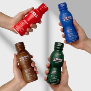 iconic protein chocolate truffle protein drink shake shakes low carb keto low sugar antioxidants
