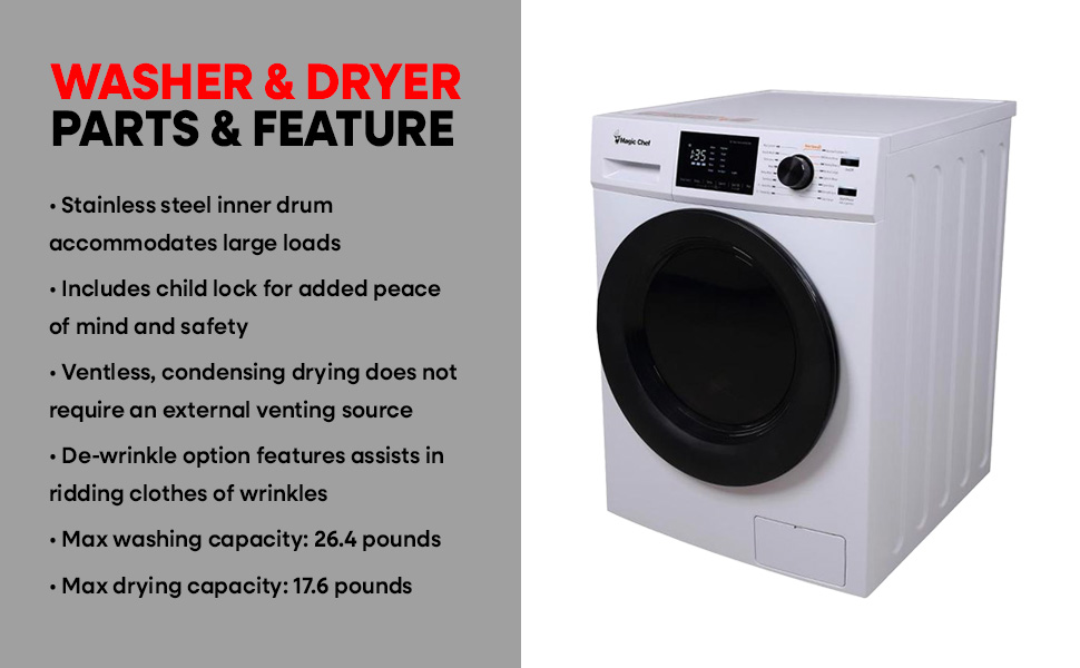 washer and dryer