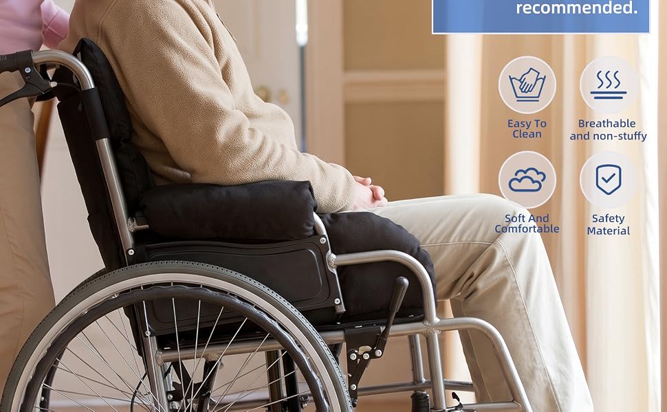 wheelchair cushion of 11in length armrest