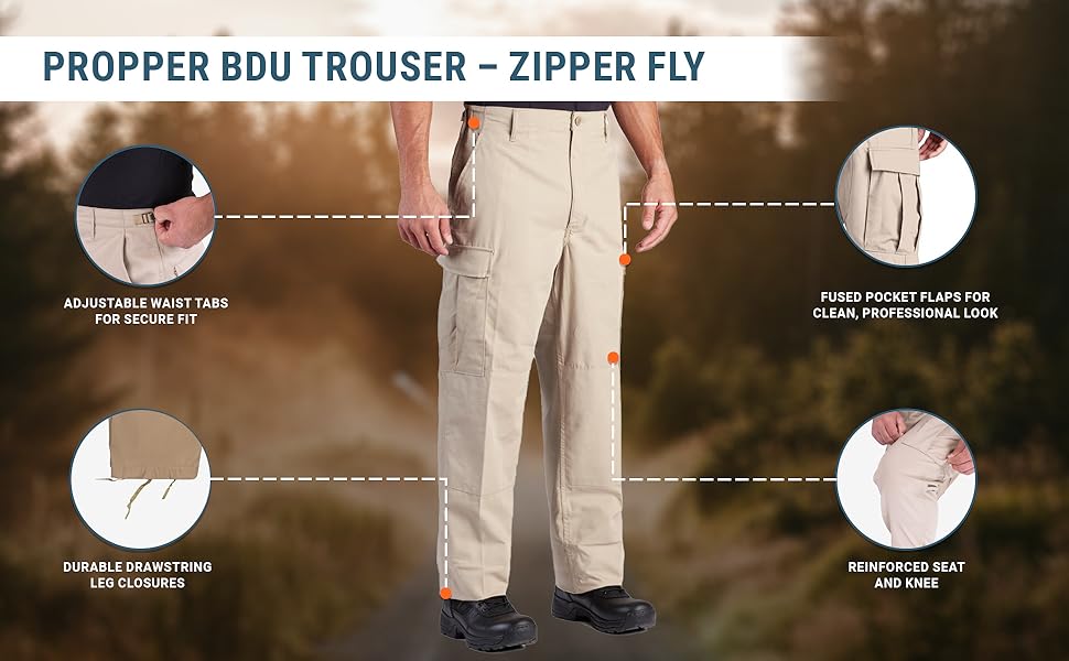 BDU Trouser – Zipper Fly