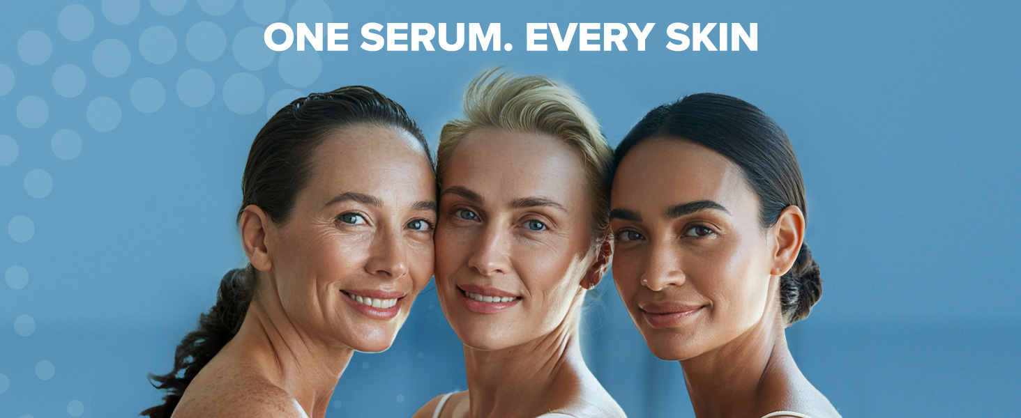 One serum for every skin, fits seamlessly into day and night routines