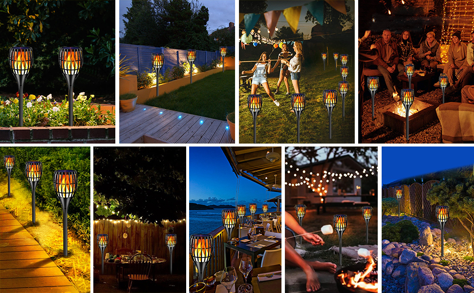 solar torch lights