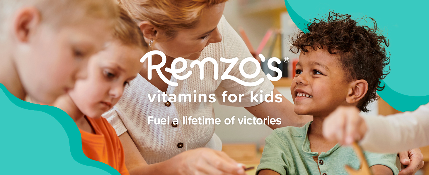Renzos vitamins for kids. The melty vitamins that check all the boxes.
