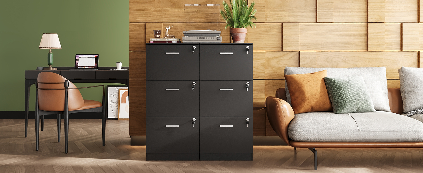 DEVAISE 3 Drawer Vertical Filing Cabinet
