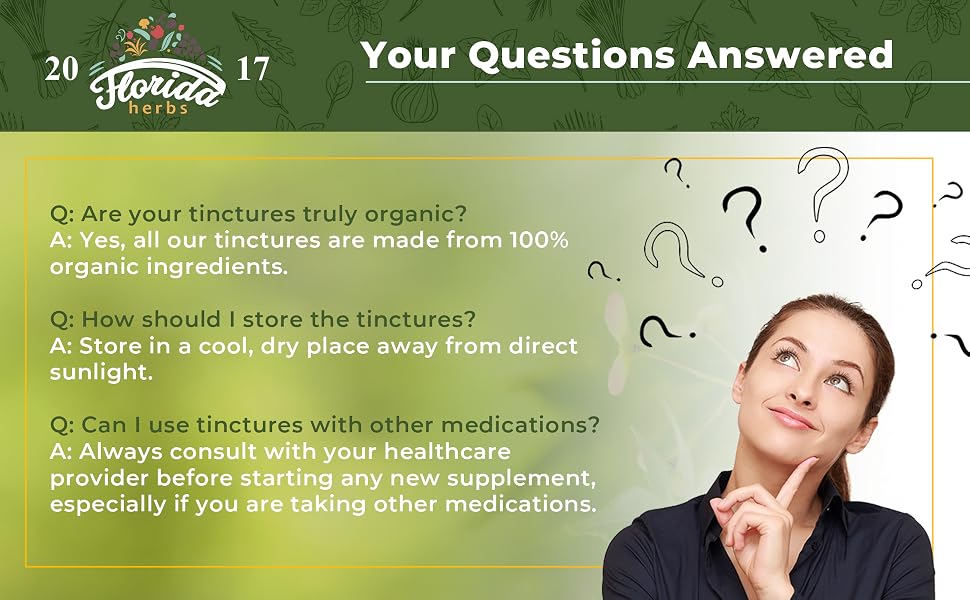 organic tincture liquid drops