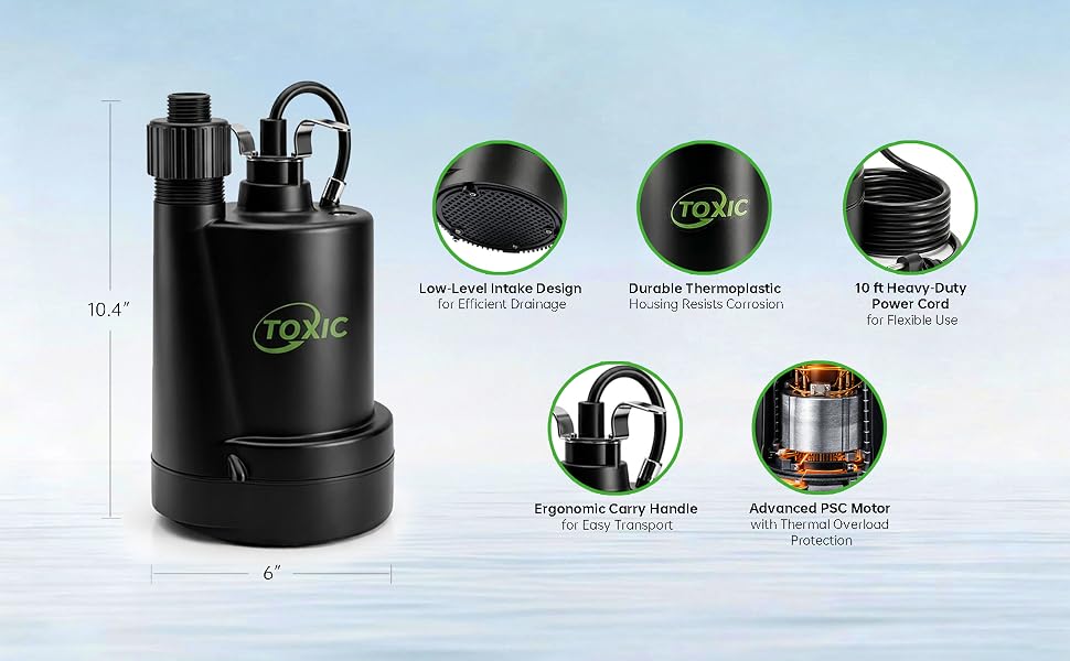 1/4 HP Sump Pump