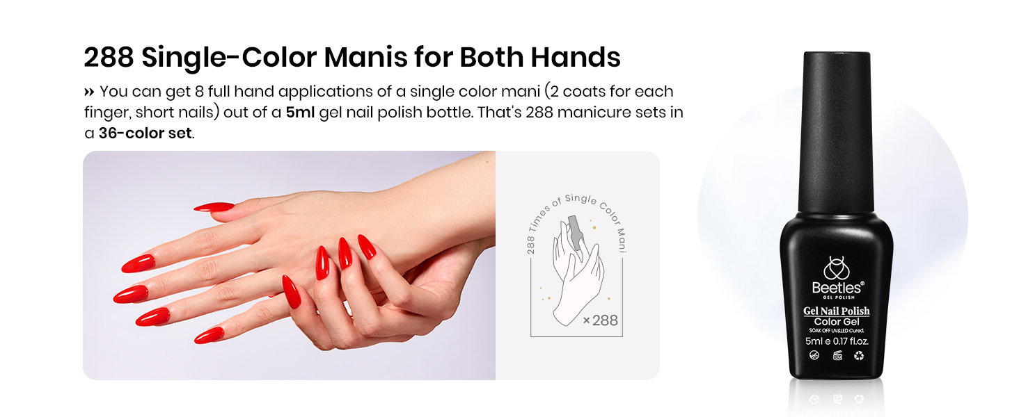 beetles Gel Polish 23 Pcs Gel Nail Polish 20 Colors Neutral Shimmer Nude Brown Red Purple Gel Polish
