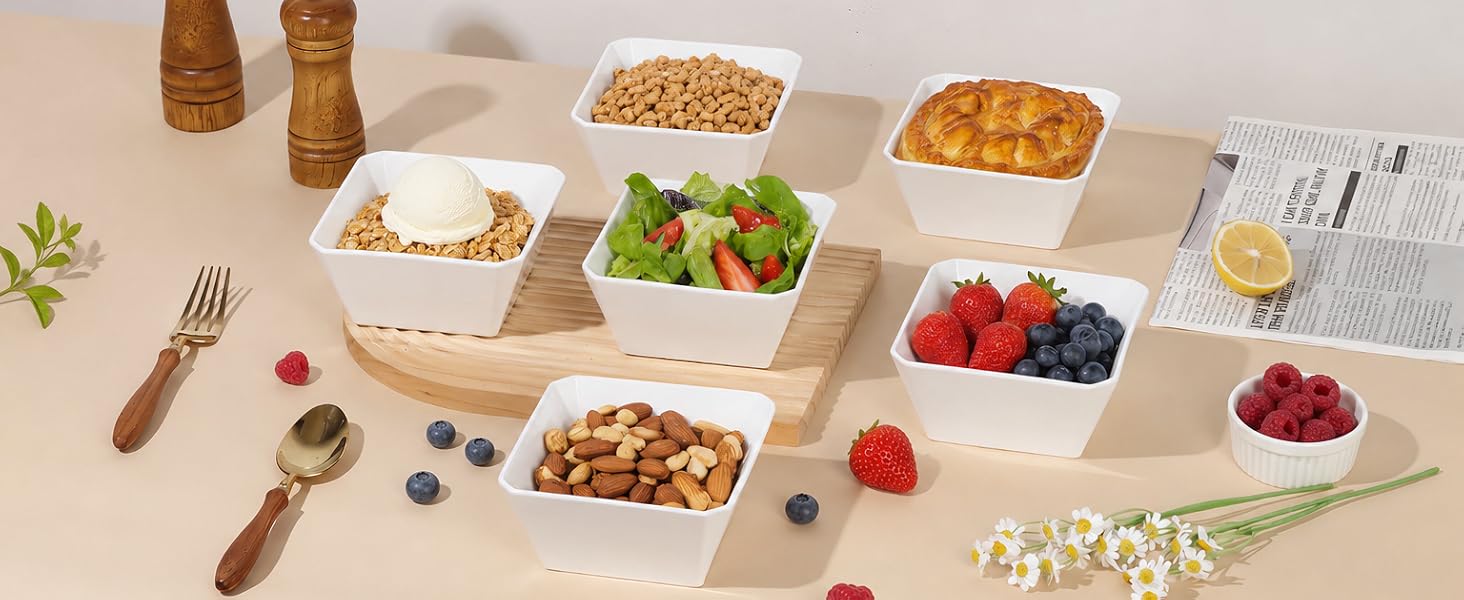 Square Serving Bowls