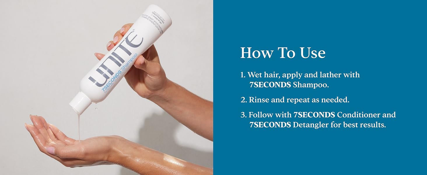 7SECONDS Shampoo How-To