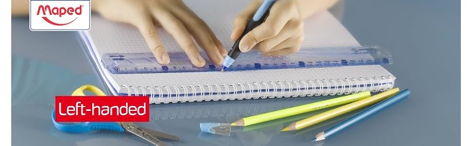 Maped Left Handed scissors,pens and supplies