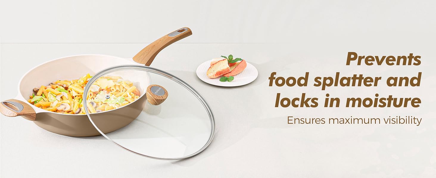 ceramic frying pan set sensarte pans ceramic pots pots and pans set ceramic