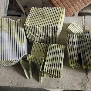 we cut them to squares for further shapping