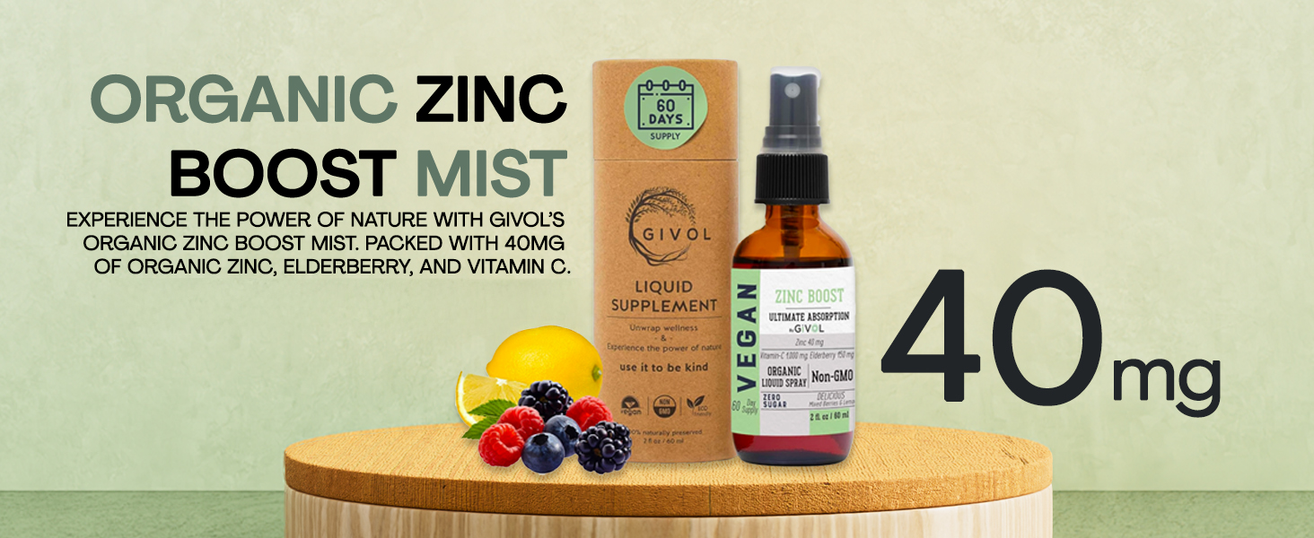 Organic Zinc Boost Mist