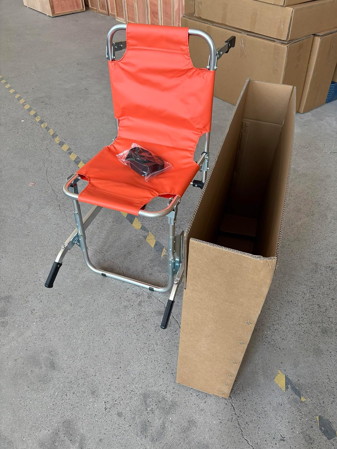 EMS Stair Chair Aluminum Light Weight Ambulance Medical Lift