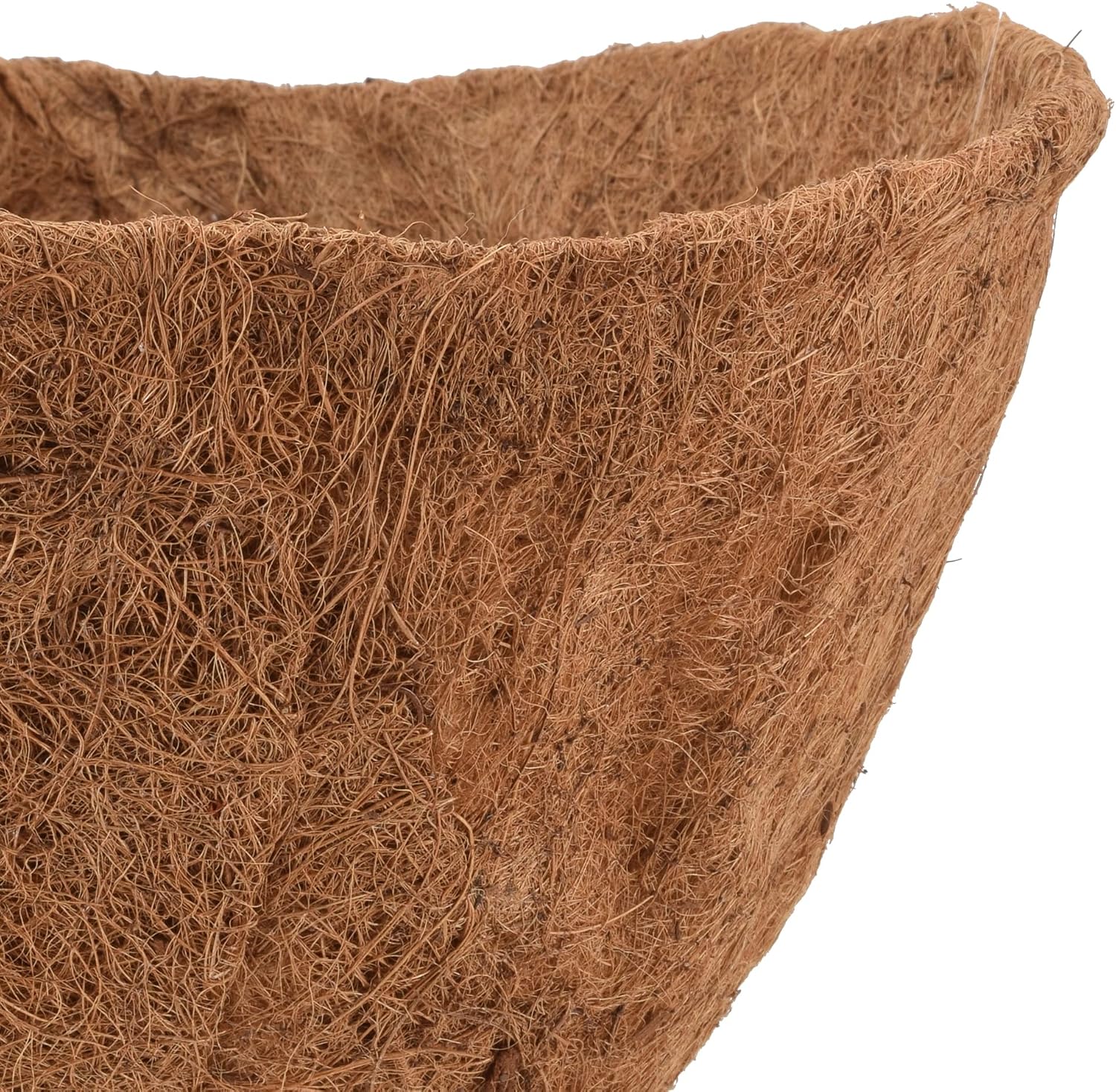 Arcadia Garden Products Extra Durable CB52 18-inch Coco Liner for Half Round Circle Wall Mounted Planters