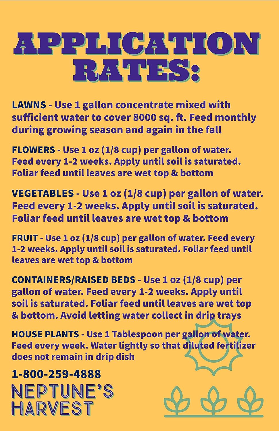 Neptune's Harvest Fish Fertilizer (2-4-1) - Organic Liquid Plant Fertilizer - Fish Hydrolysate for Vegetables, Flowers, Fruit, Trees, Grass - Indoor and Outdoor Plant Food (Gallon)