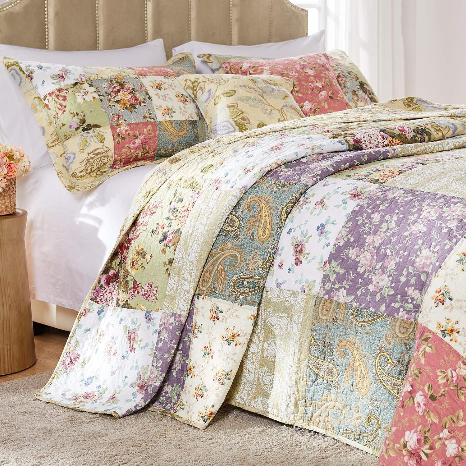 Greenland Home Blooming Prairie Bedspread Set