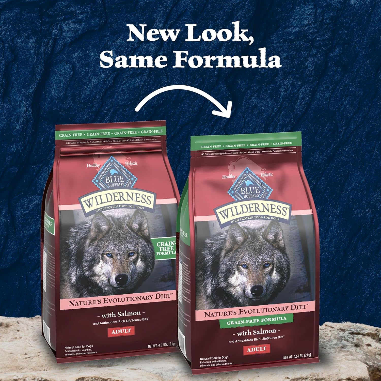 Blue Buffalo Wilderness Chicken Adult Dry Dog Food, Grain-Free, 24 lb | 39g Protein, Real Chicken #1 Ingredient, Supports Immunity with Antioxidant-Rich LifeSource Bits, Promotes Healthy Muscles