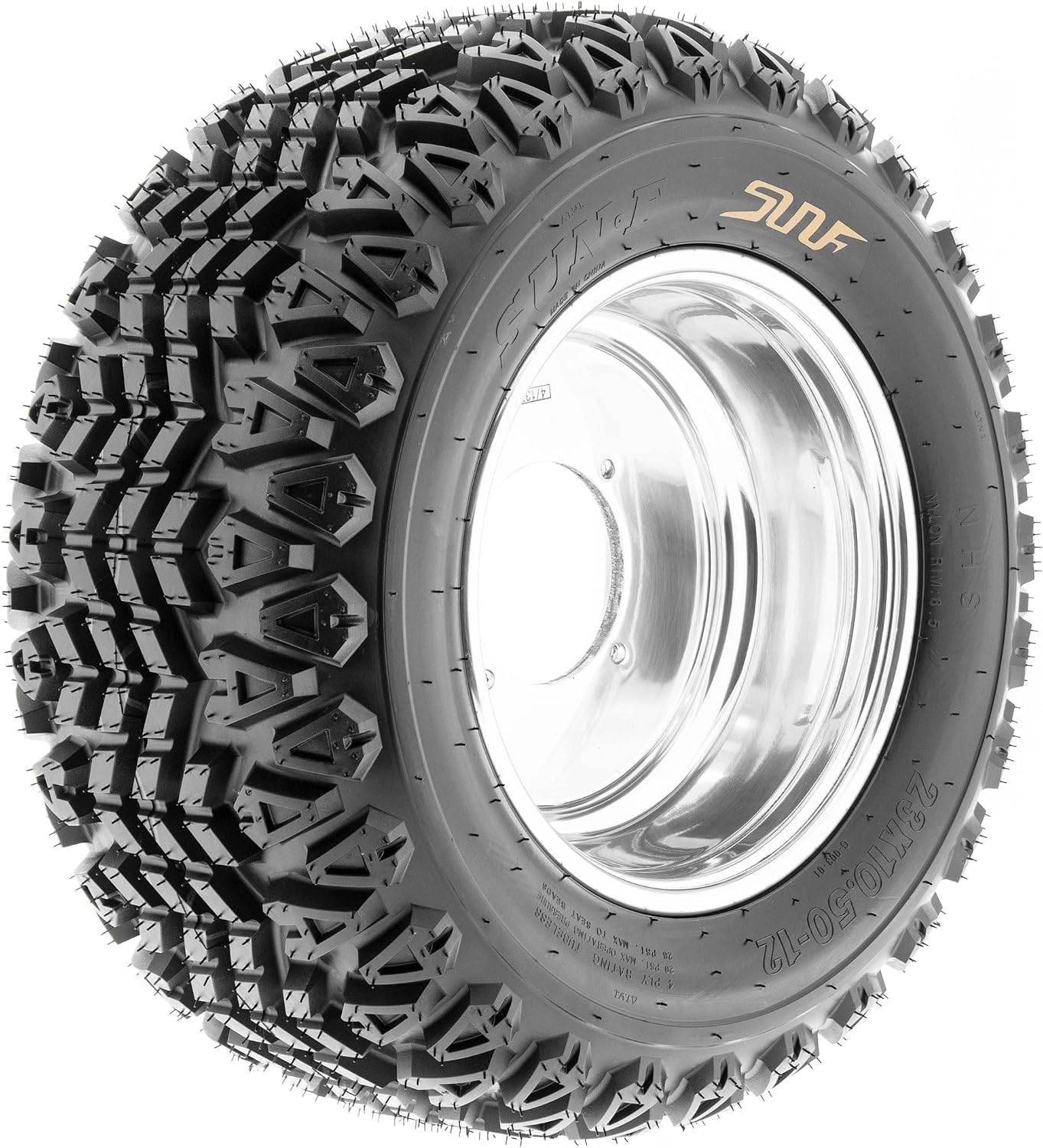 [Set of 2] SunF 22x11-8 22x11x8 ATV UTV Tires 4 Ply Golf Cart Lawn Mower Quad G003 [ Rim(s) NOT included ]