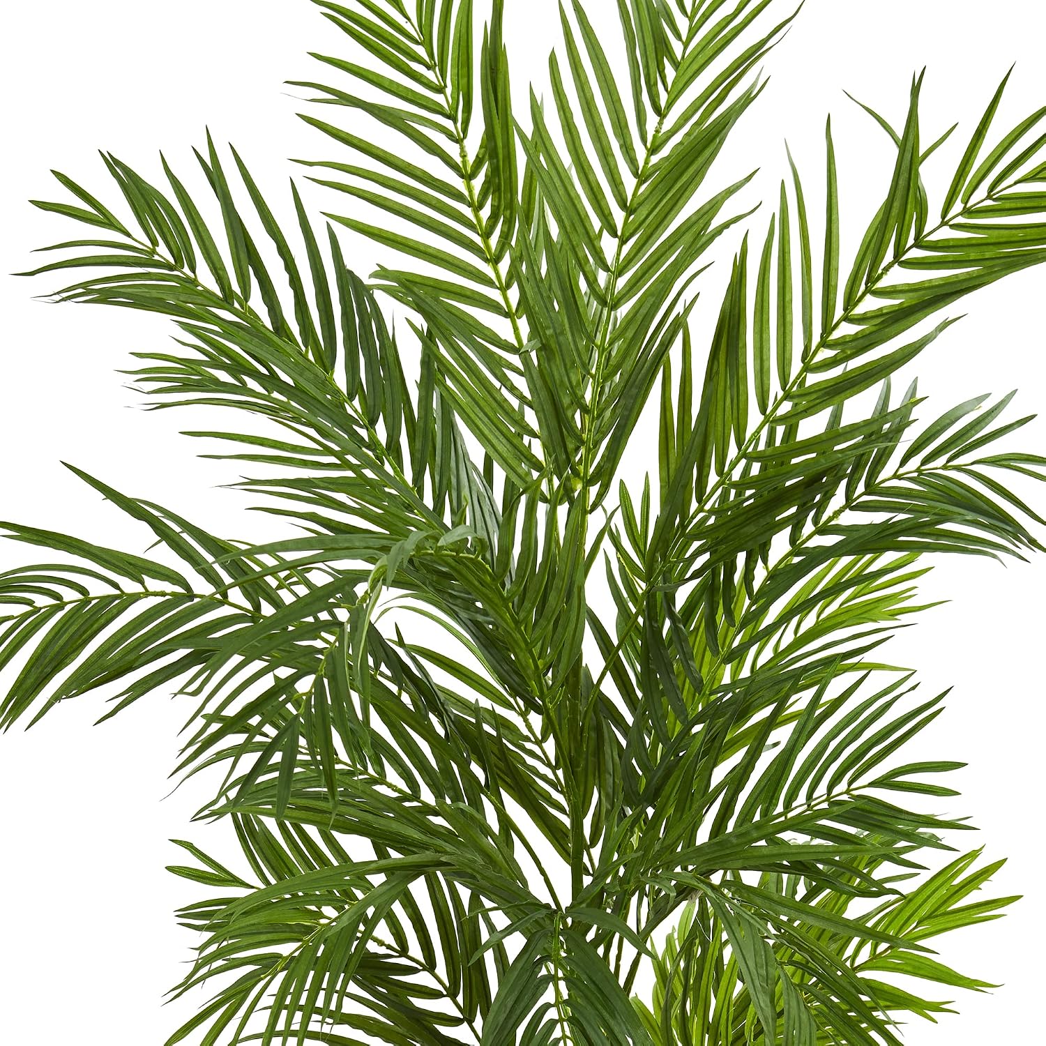 Nearly Natural 5ft. Areca Palm Artificial Tree in Sand Colored Planter