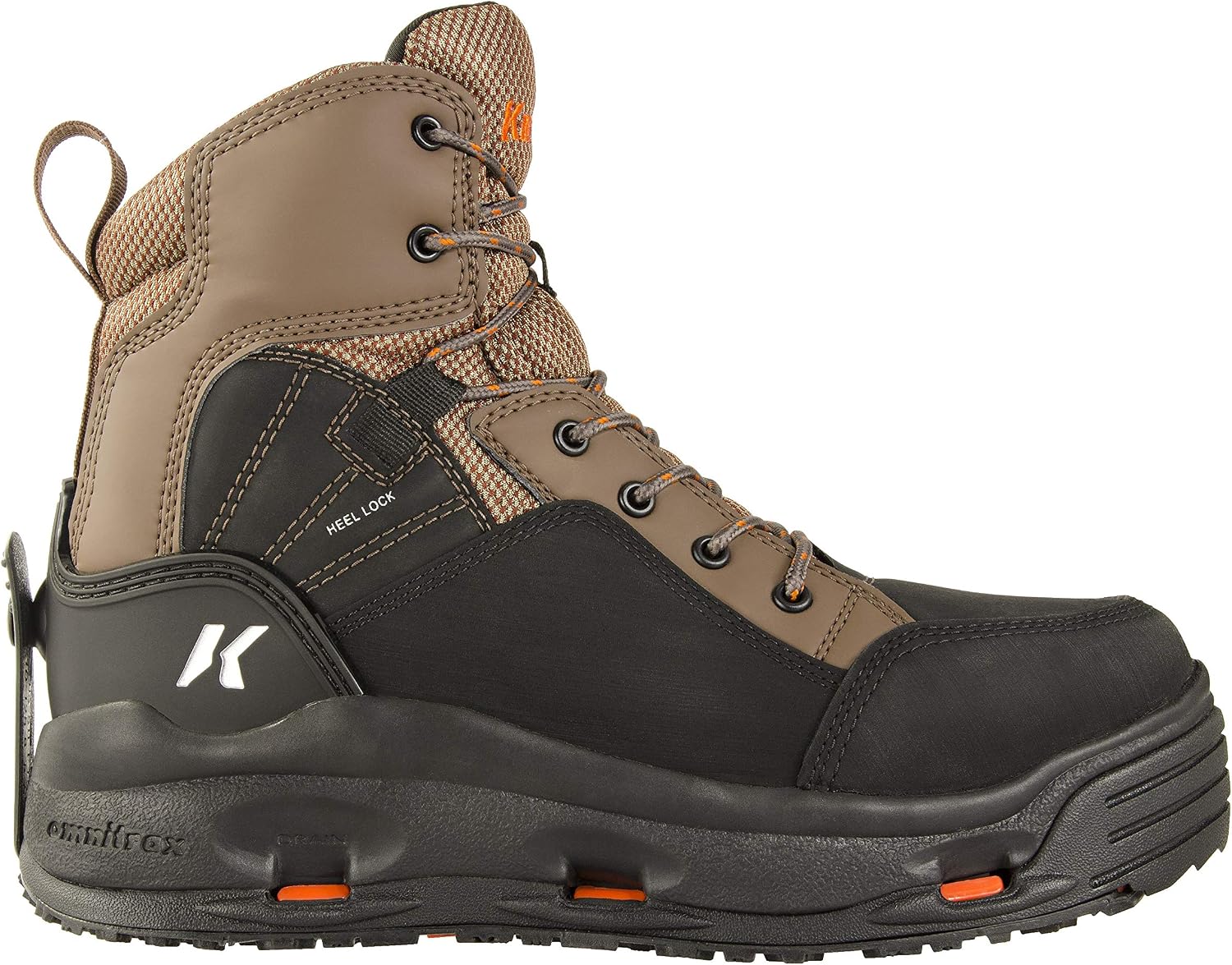 Korkers Buckskin Men's Wading Boots - Durable and Non-Corrosive - Includes Interchangeable Felt & Kling-On Soles