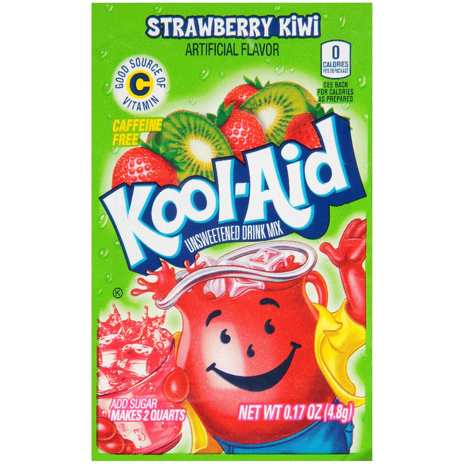 Kool-Aid Tropical Punch Flavored Unsweetened Caffeine Free Powdered Drink Mix (96 Packets)