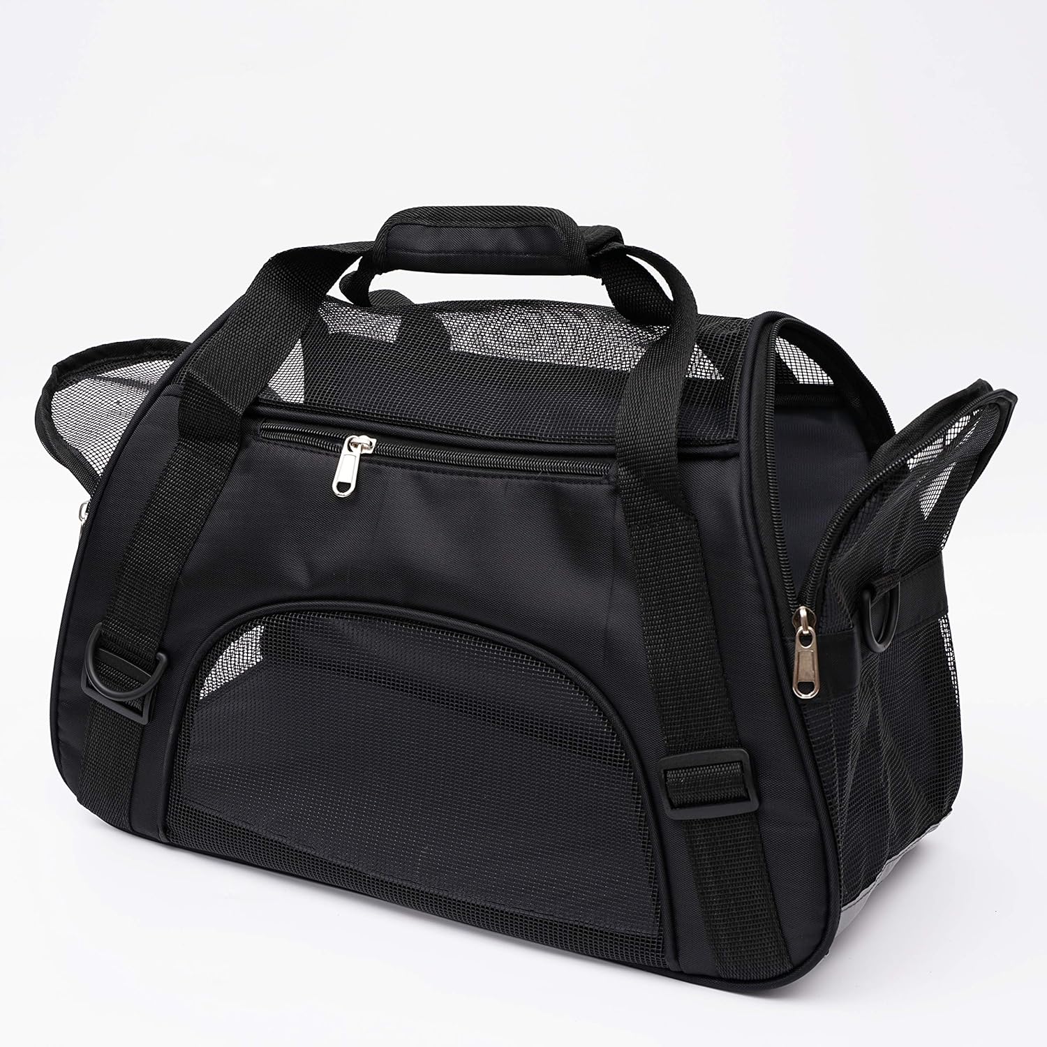 MuchL Cat Carrier for Cats Soft-Sided Travel Pat Carrier for Cat with Wooden Padding Board Airline Approved Lightweight Comfortable Cat Bag for