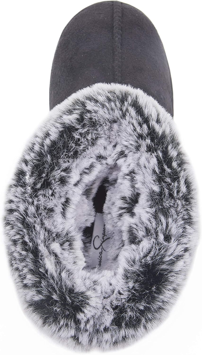 Jessica Simpson Women's and Girls Microsuede Super Soft Bootie Slippers with Indoor Outdoor Sole- Mommy & Me Set Options