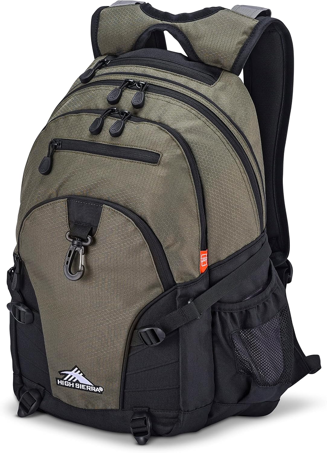 High Sierra Loop Backpack, Travel, or Work Bookbag with tablet sleeve, One Size, Urban Camo