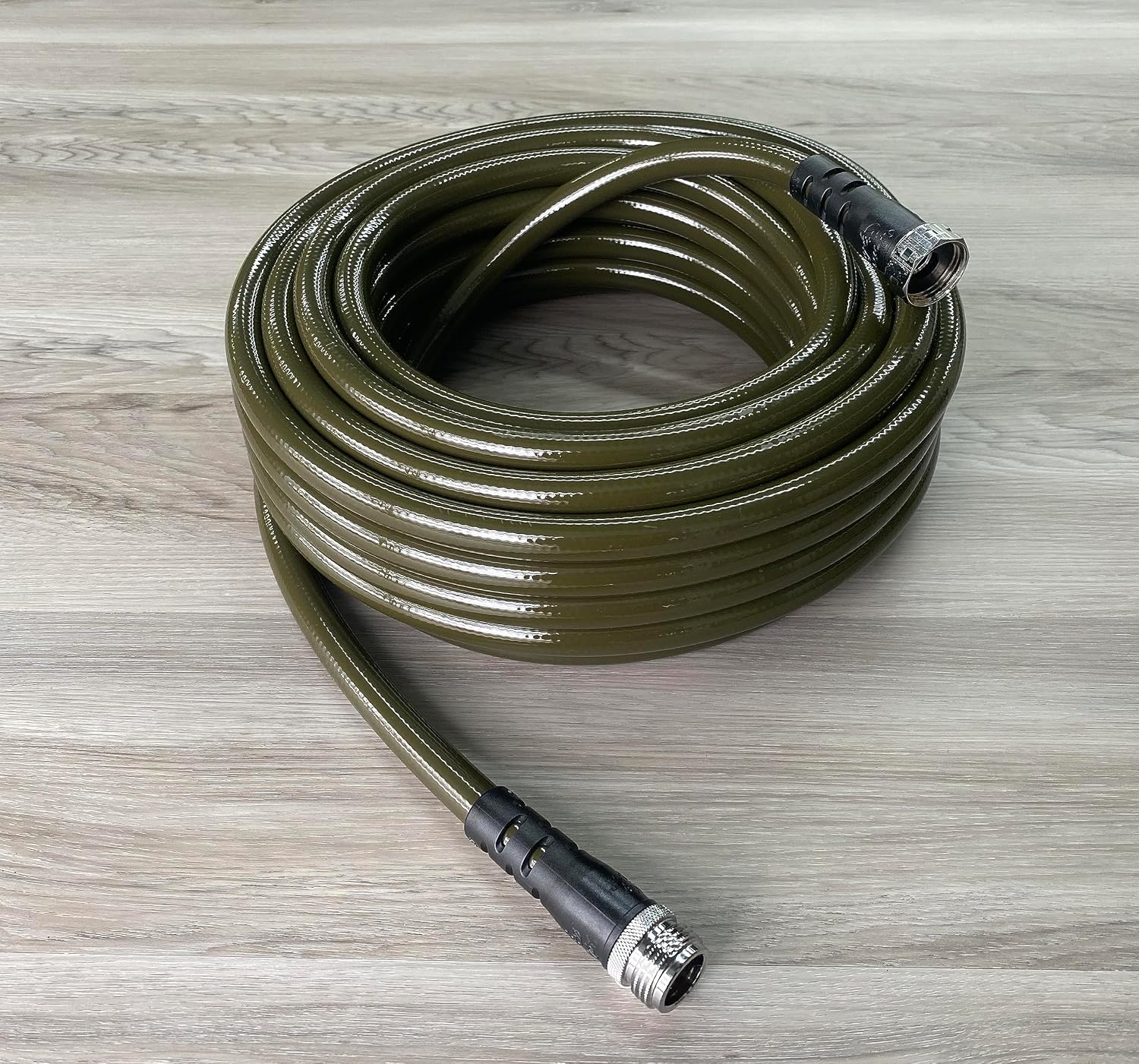 Water Right Polyurethane Garden Hose, 100 Ft, Non-toxic, 1/2” ID, Olive