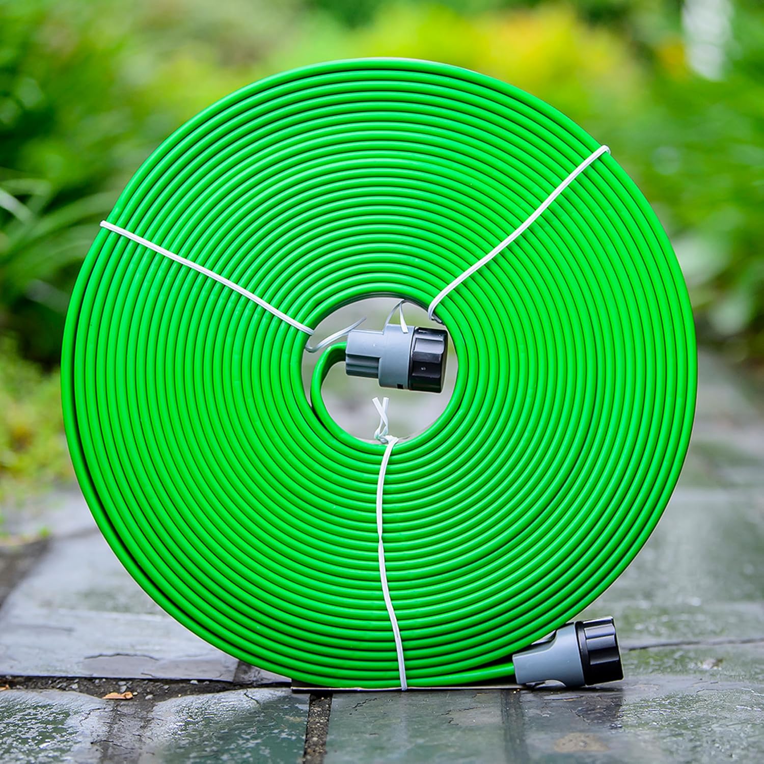 Element Sprinkler+, Sprinkler and Soaker Hose Combo, 25' Length, Green