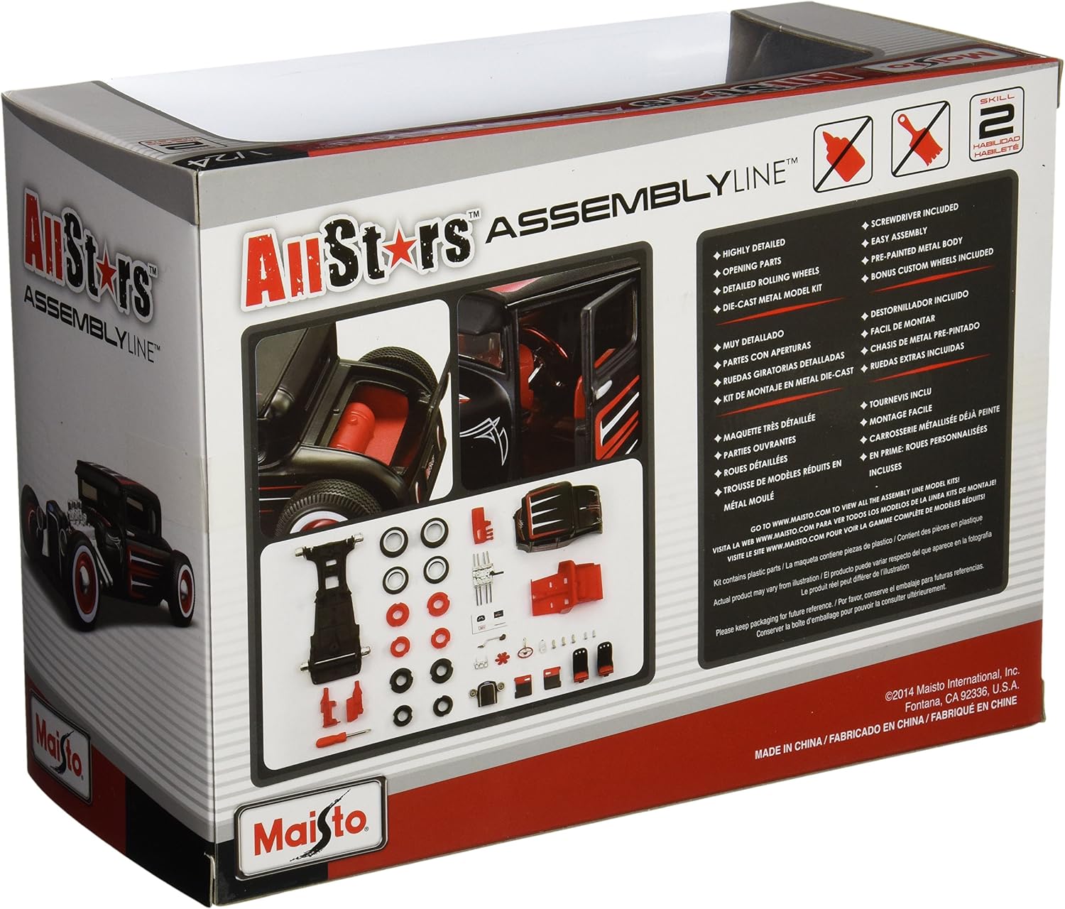 Maisto 1:24 Scale All Star Assembly Line 1929 Ford Model A Diecast Model Kit Small
