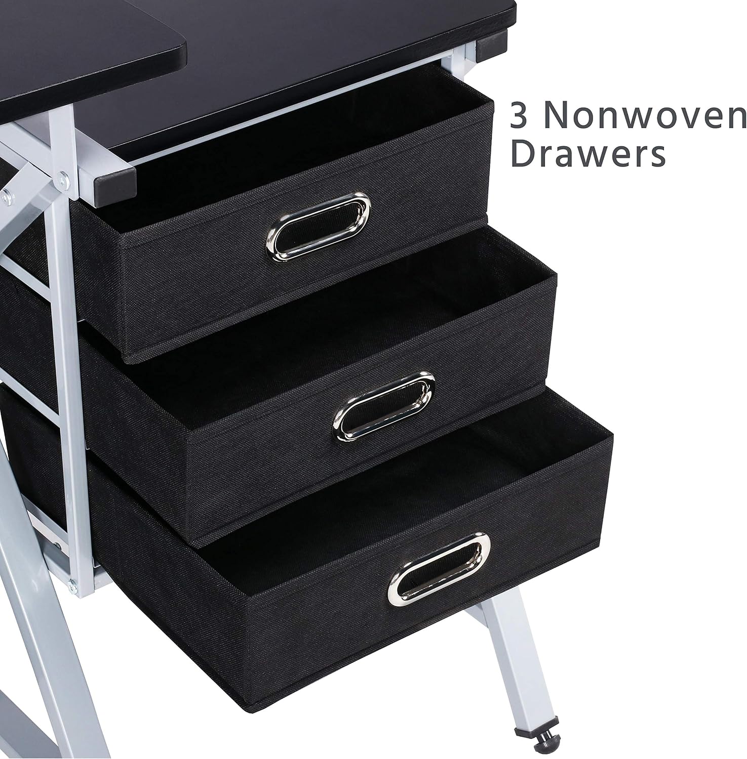 Yaheetech Drafting Table with Storage & Stool