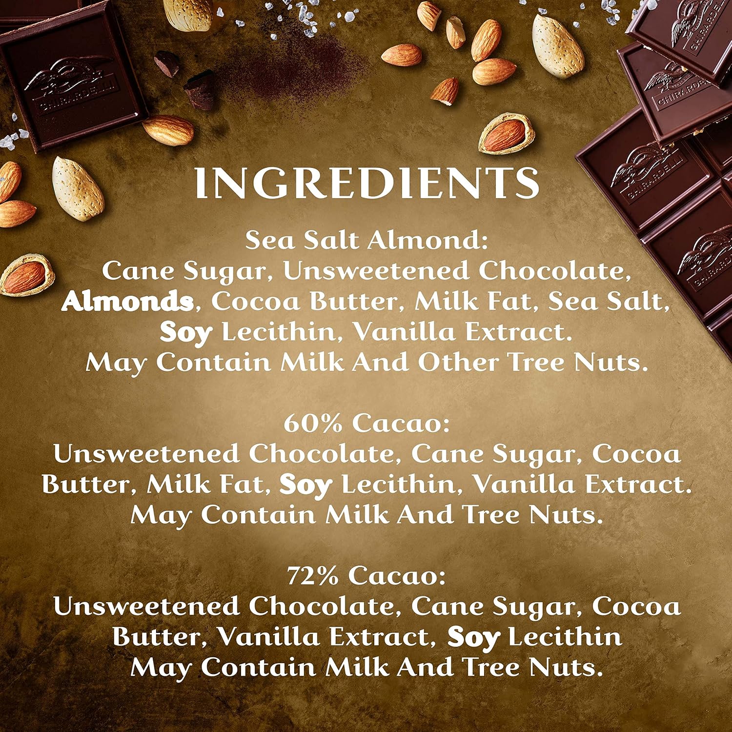 GHIRARDELLI PREMIUM DARK Chocolate Bar, 86% Cacao, 3.17oz Bar, 12 Pack