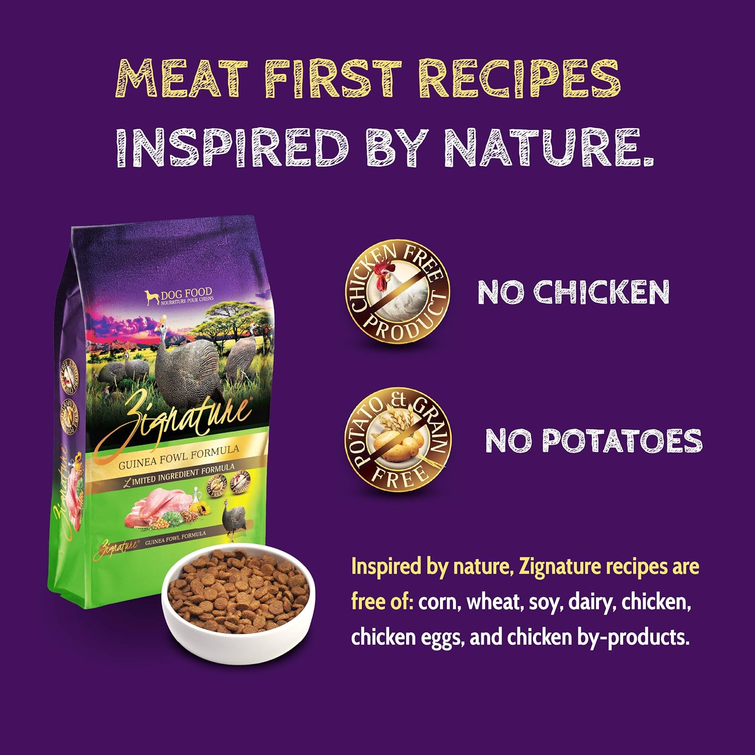 Zignature Dog Food, Kangaroo, 12.5 Pounds