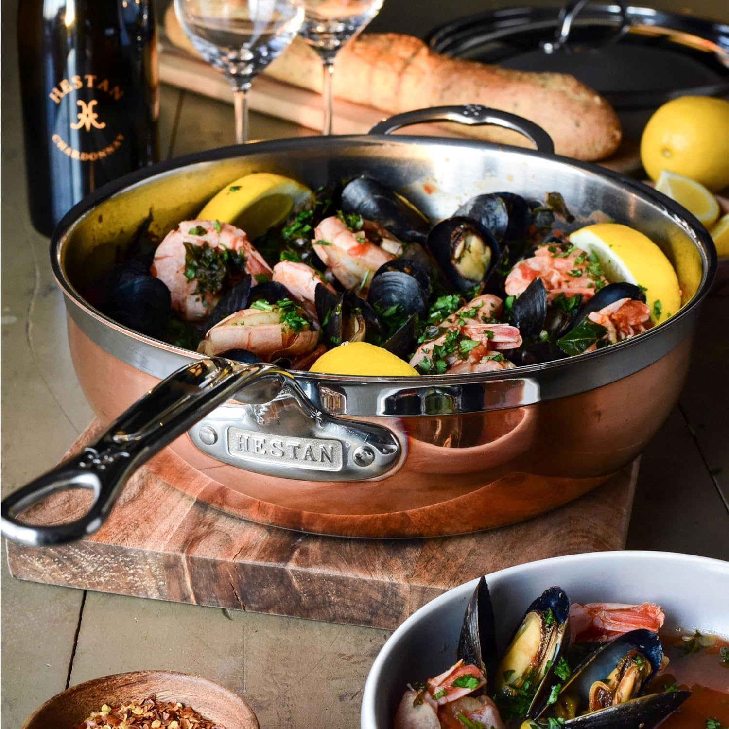 Hestan - CopperBond Collection - 100% Pure Copper Frying Pan, Induction Cooktop Compatible, 8.5-Inch