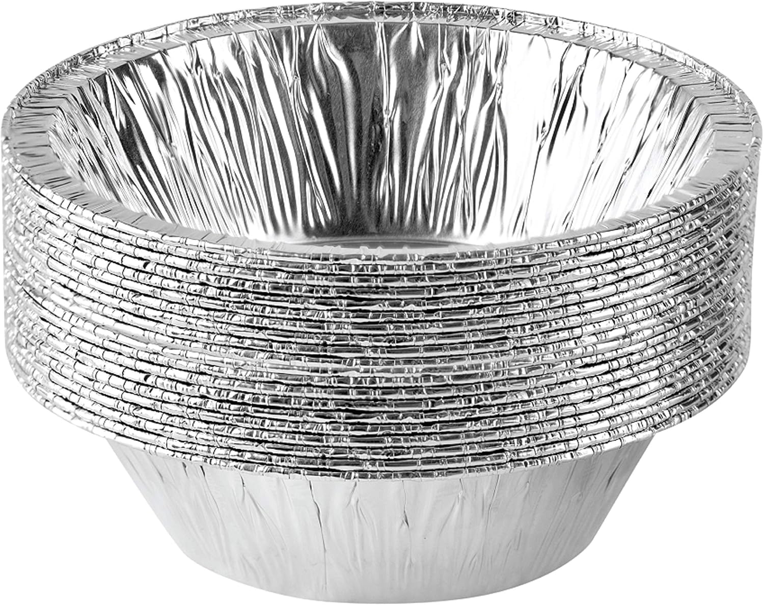 PLASTICPRO 9'' Inch Round Tin Foil Pans Disposable Aluminum Pack of 20