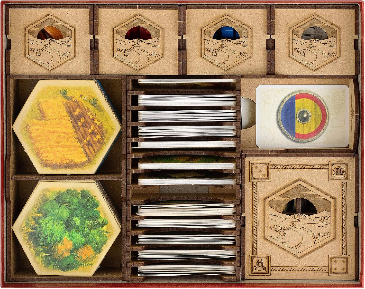 TowerRex Organizer for Catan, Board Game Storage