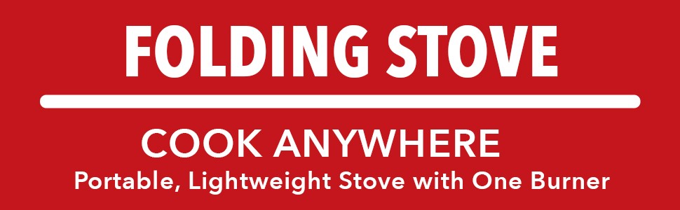 Folding stove main banner