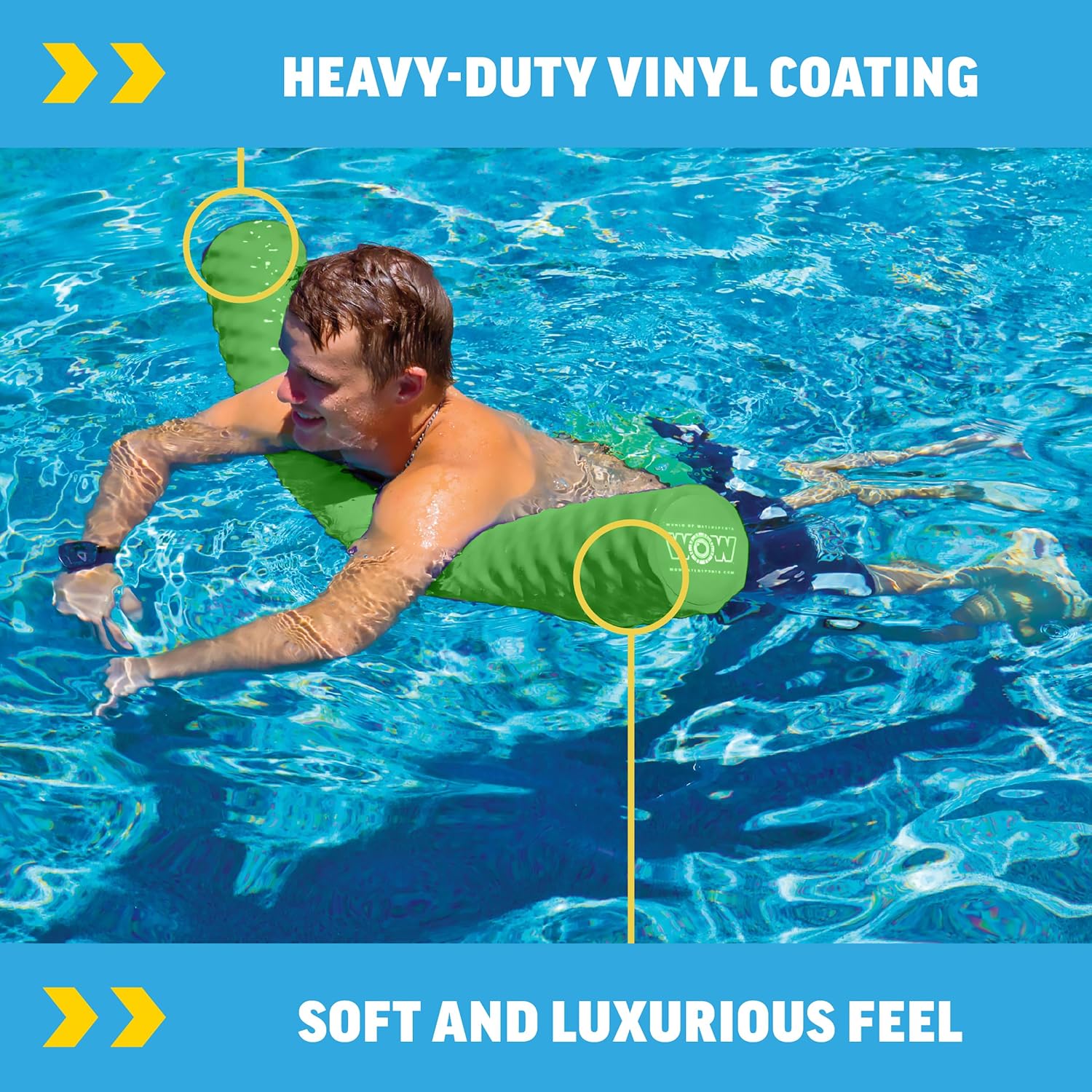 World of Watersports First Class Foam Pool Noodles for Swimming and Floating, Pool Floats, Lake Floats