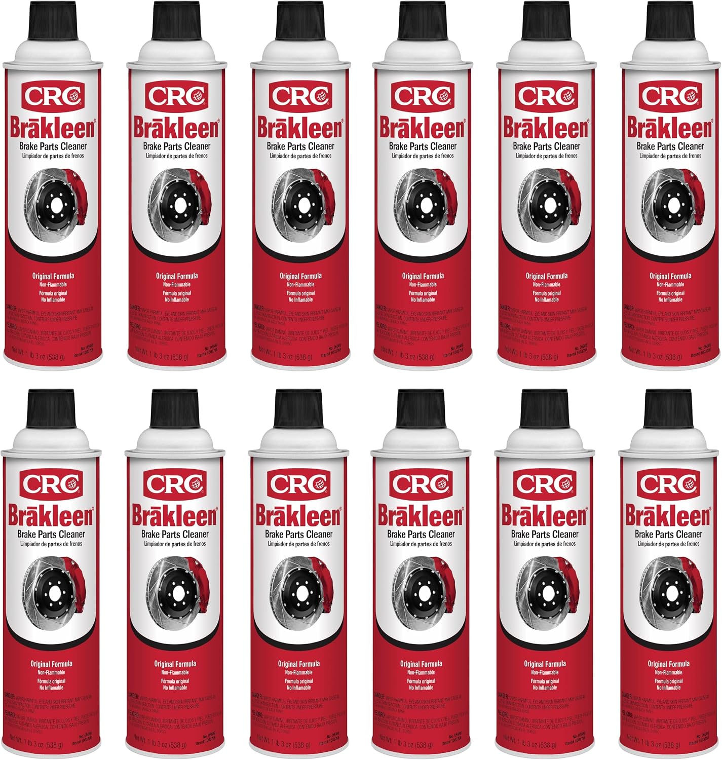 CRC BRAKLEEN Brake Parts Cleaner - Non-Flammable -1lb 3 Oz (05089)