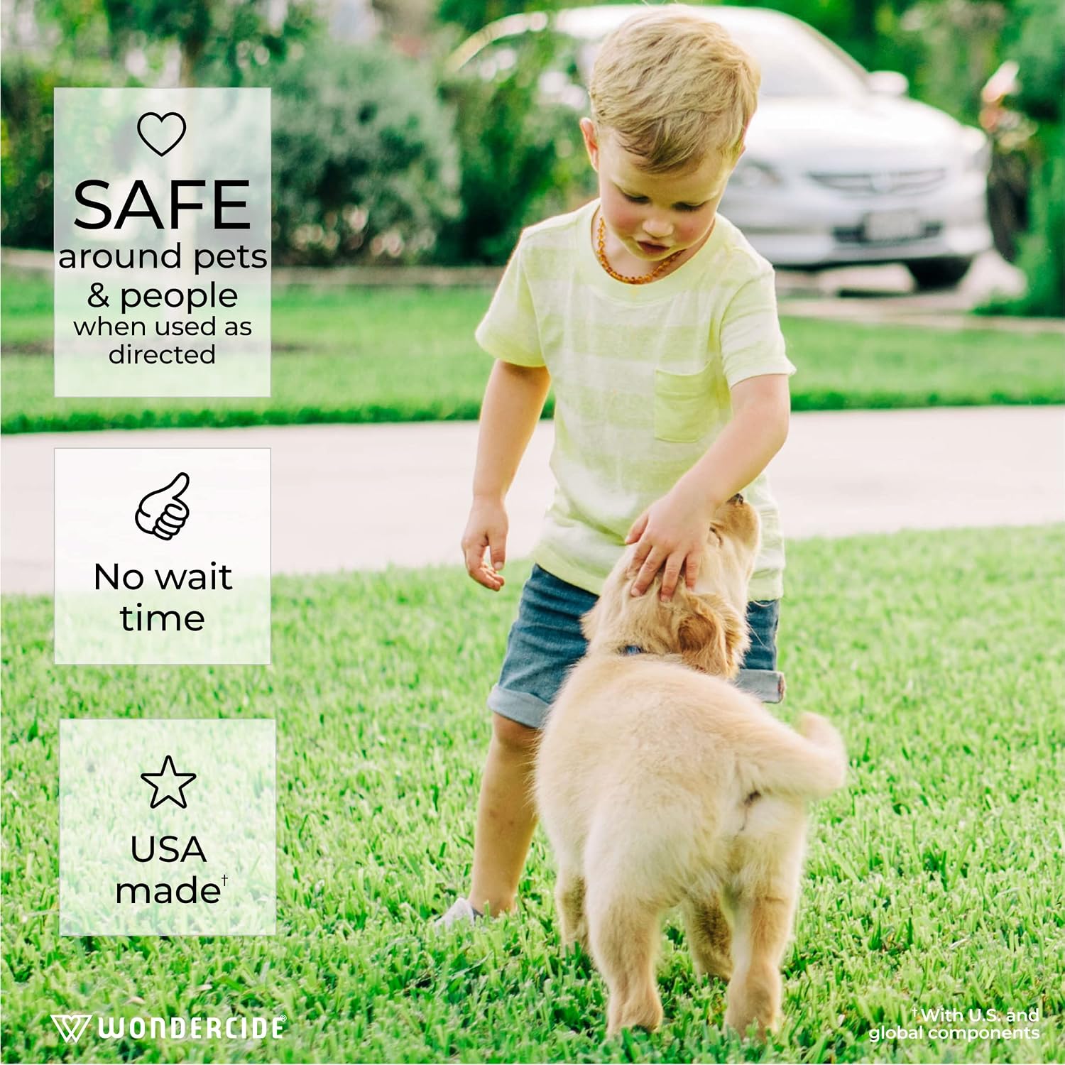 Wondercide - Outdoor Pest Control Spray with Natural Essential Oils - 32 oz | Mosquito, Ant, Insect Repellent, Treatment
