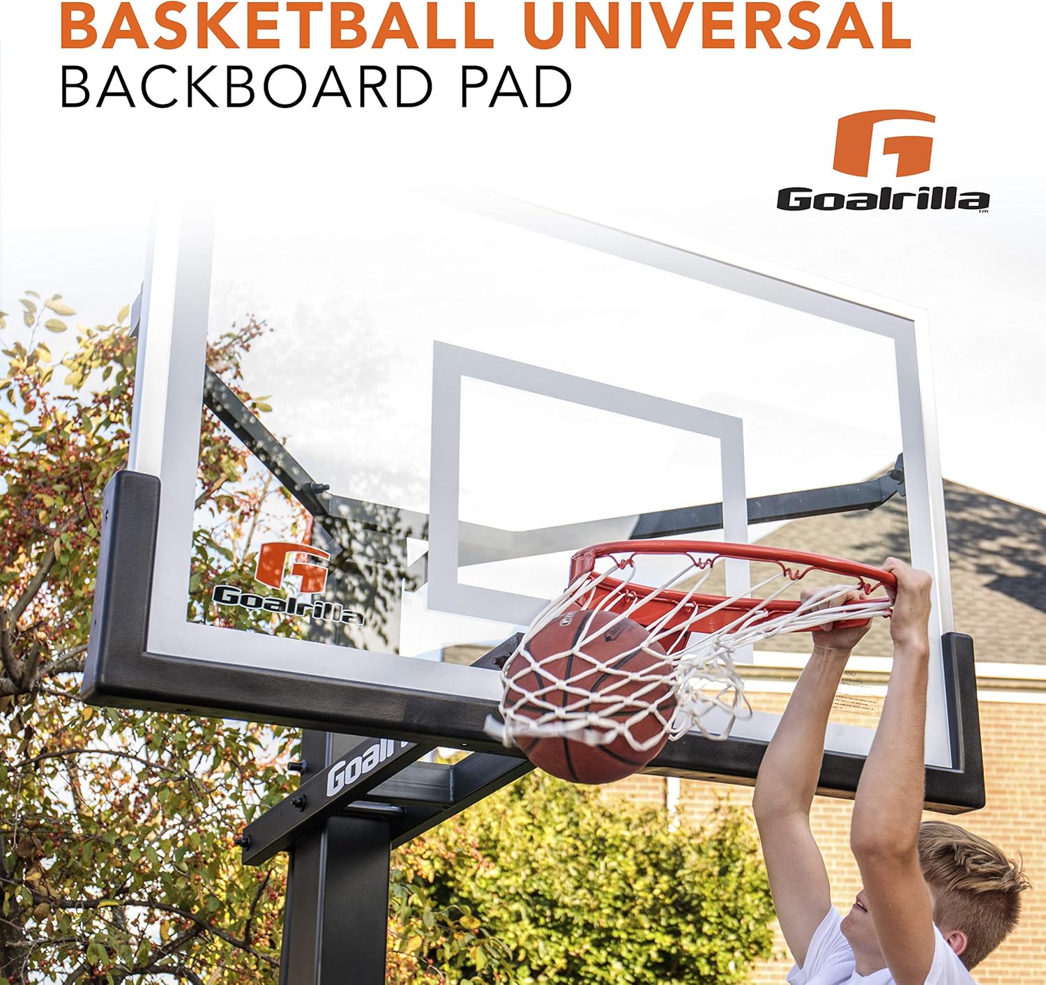Goalrilla Universal Pro-Style Basketball Backboard Padding Fits All 54", 60", and 72" Goalrilla Basketball Systems