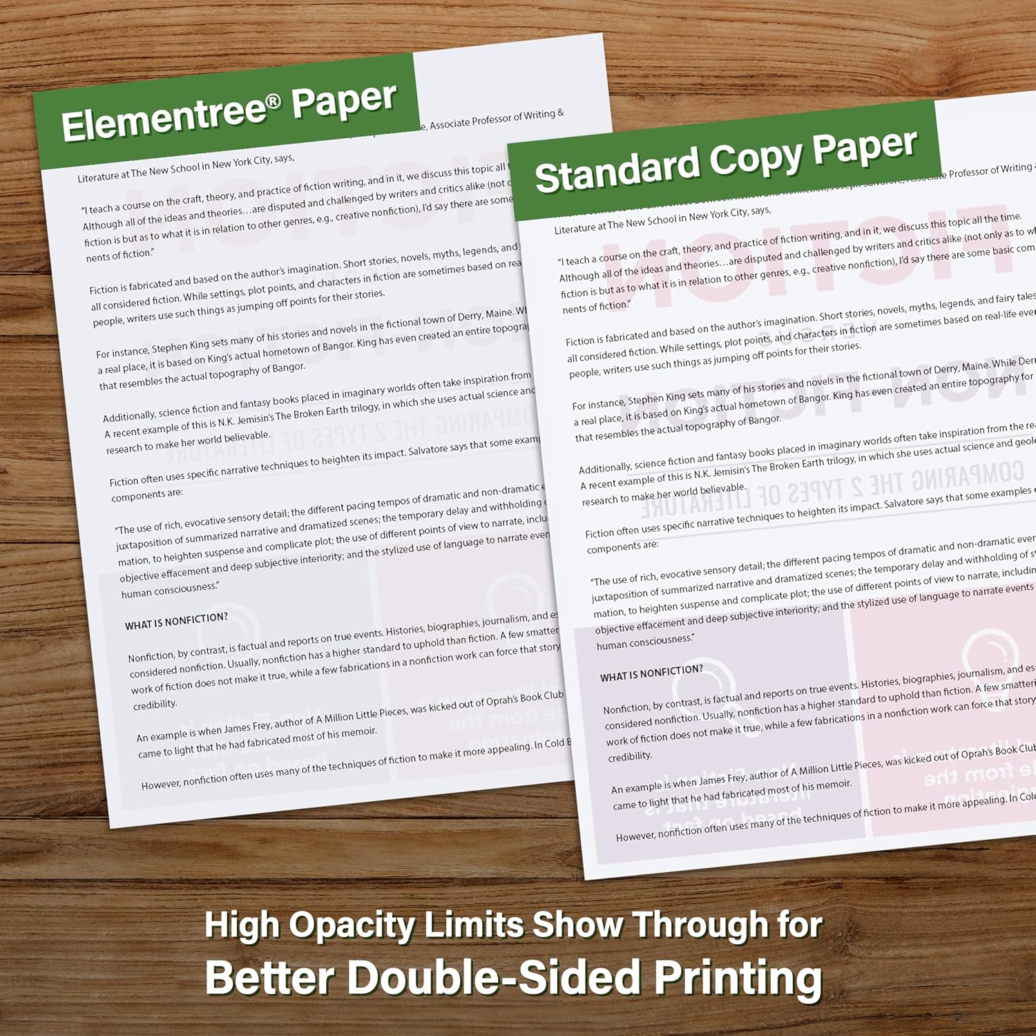Elementree Sustainable Printer Paper 8.5" x 11" - Made from Sawmill Waste - 20 lb Copy & Multipurpose Computer Paper - 375 Reams, 75 Cartons, 187