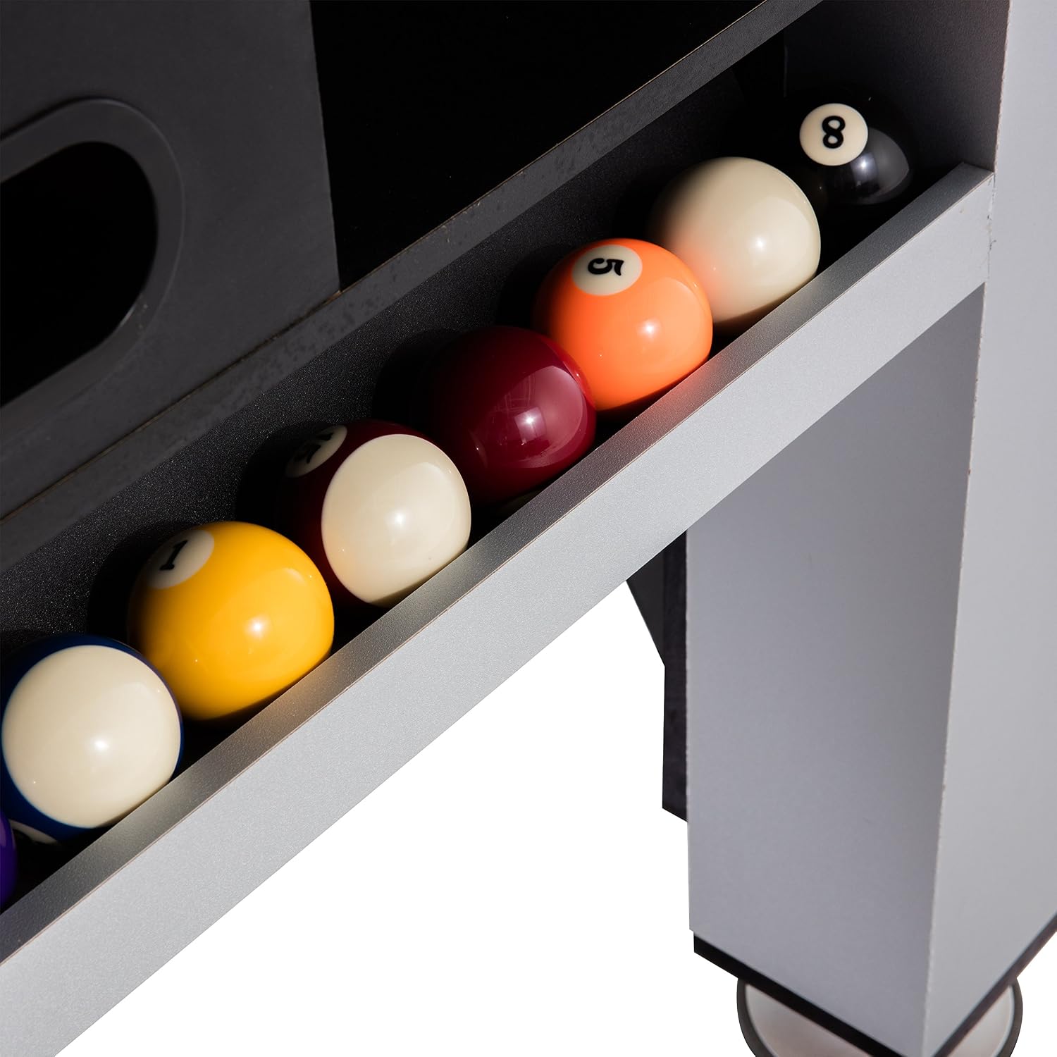 Triumph 3-in-1 Swivel Multi-Game Table – 84" Rotating Game Table with Air Hockey