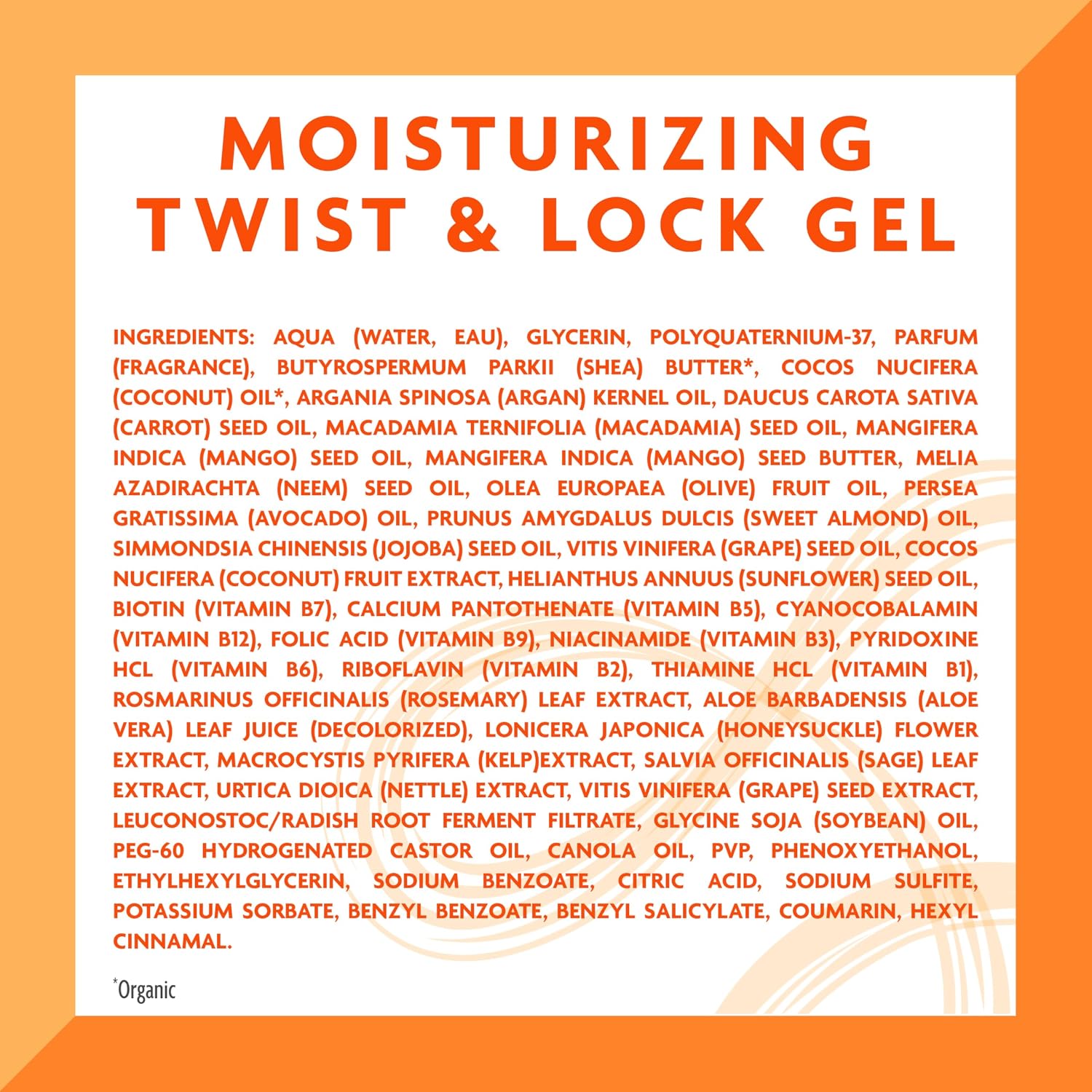 Cantu Shea Butter For Natural Hair Moisturizing Twist & Lock Gel, 13 Ounce (Pack of 1) (07005-12/3EU)