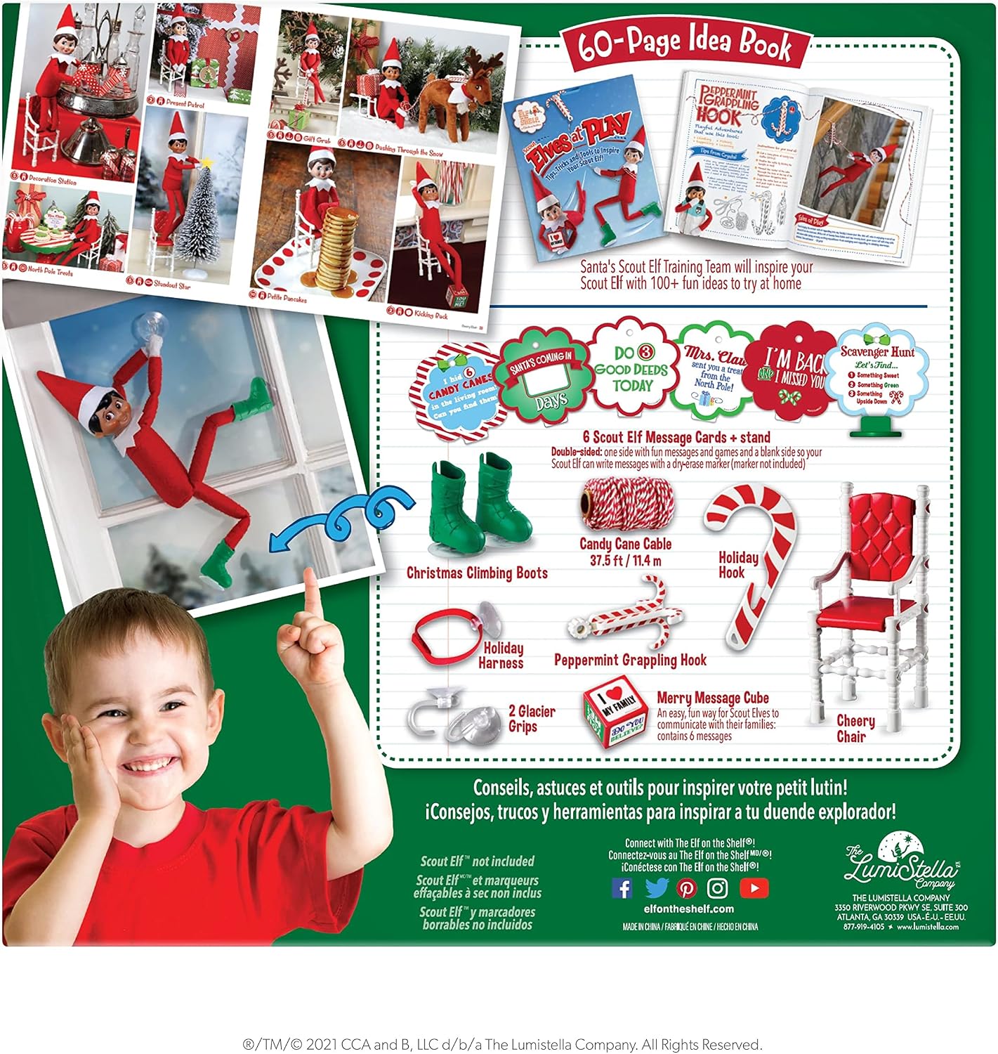 The Elf on the Shelf Elves at Play Tools and Tips for Your Scout Elf - 60-Page Guide Book with 100+ Quick and Easy Ideas and 15 Scout Elf Tools