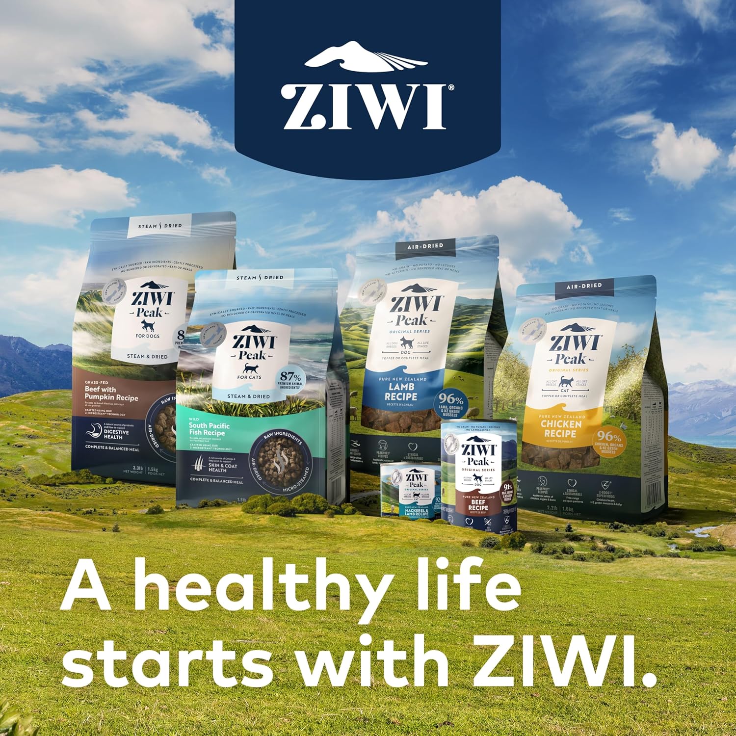 ZIWI Peak Wet Cat Food – All Natural, High Protein, Grain Free, Limited Ingredient, with Superfoods (Venison, Case of 12, 6.5oz Cans)
